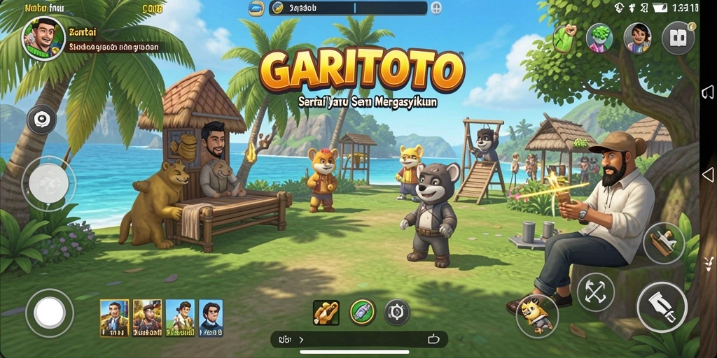 Tampilan menarik dari gameplay GARITOTO yang seru dan santai.