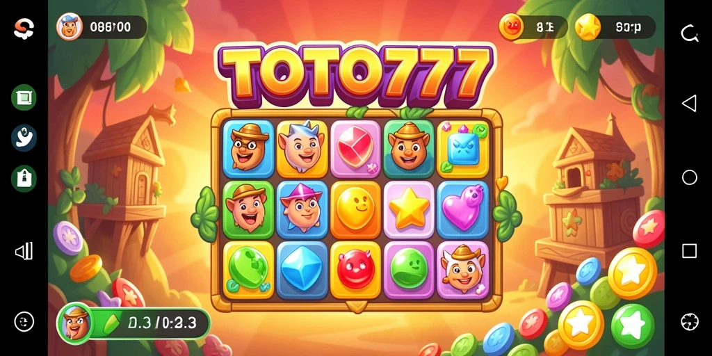 Tampilan gameplay seru dan penuh warna dari TOTO777.