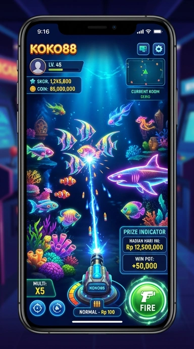 Tampilan antarmuka koko88 yang user-friendly.